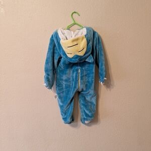 Blue Pokemon Snorlax Onesie Costume